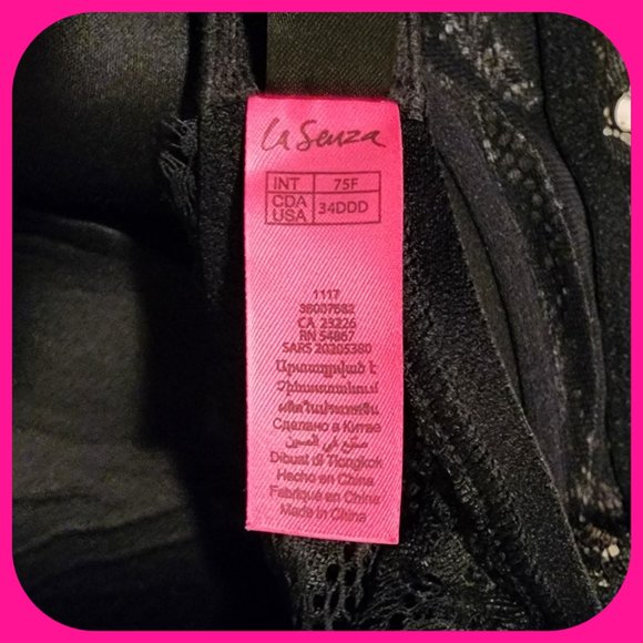LA SENZA || “So Free” Soft Cup Underwire Bra (SIZE 34DDD) - Picture 7 of 7